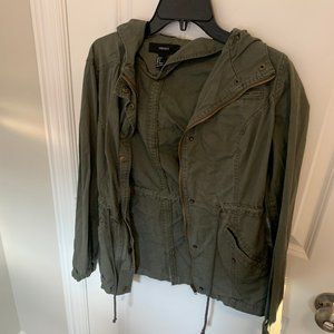 Green cargo jacket